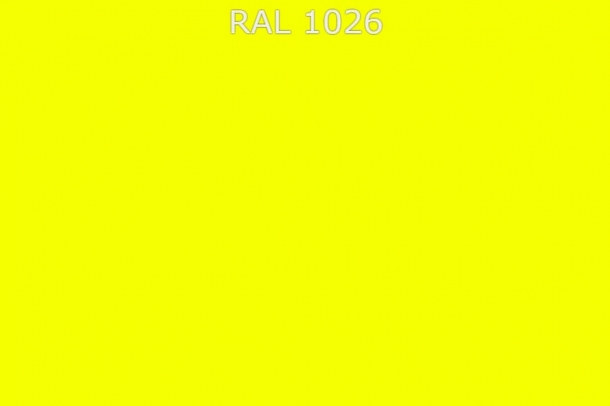 RAL 1026  Люминесцентный жёлтый